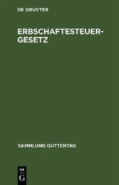 Buy Erbschaftesteuergesetz (English, No Contributor) — BookShops.in