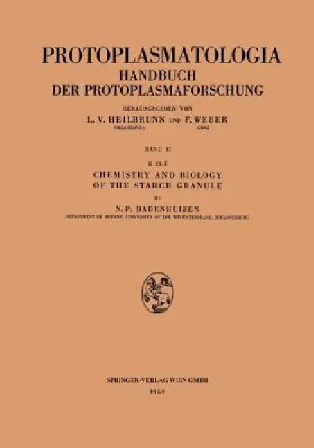 Buy Chemistry and Biology of the Starch Granule (English, Nicolaas P. Badenhuizen) — BookShops.in