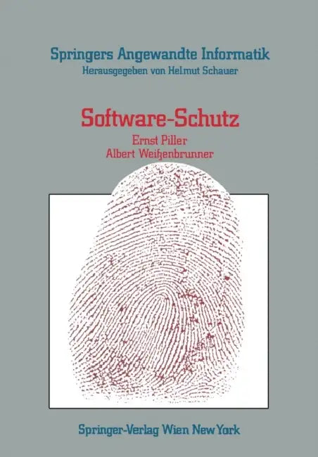 Buy Software-Schutz (English, E. Piller | A. Weissenbrunner) — BookShops.in