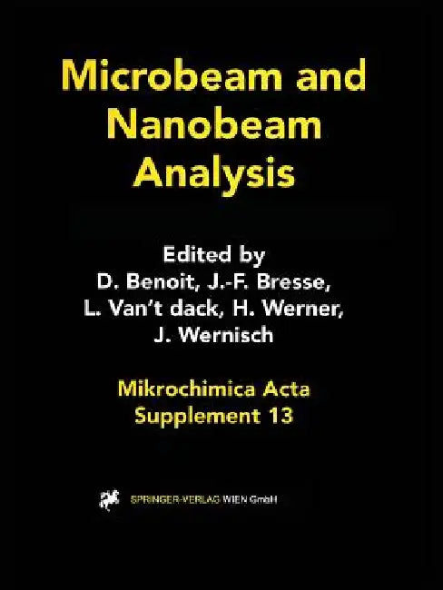Buy Microbeam and Nanobeam Analysis (English, Daniele Benoit | Jean-Francois Bresse | Luc Van't Dack) — BookShops.in