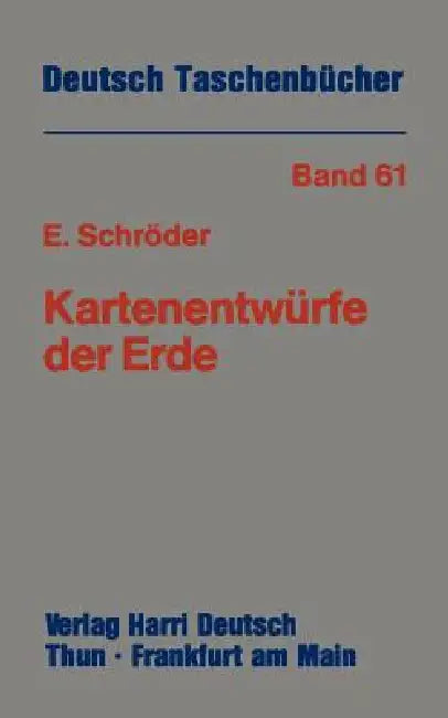 Buy Kartenentwürfe Der Erde (English, Eberhard Schröder) — BookShops.in