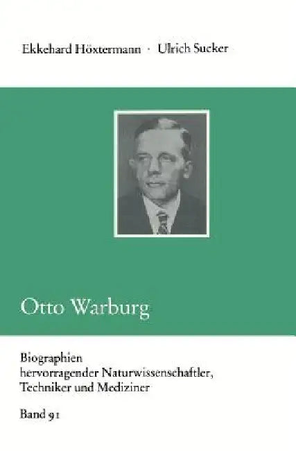 Buy Otto Warburg (English, Ekkehard Höxtermann) — BookShops.in