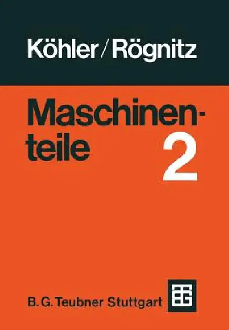 Buy Maschinenteile (English, G. Köhler) — BookShops.in
