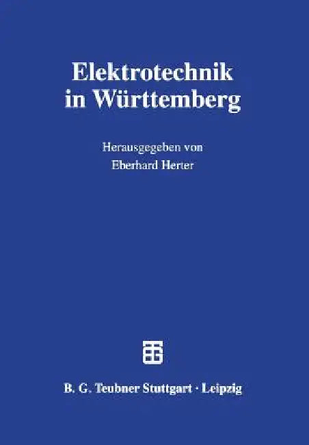 Buy Elektrotechnik in Württemberg (English, Eberhard Herter) — BookShops.in