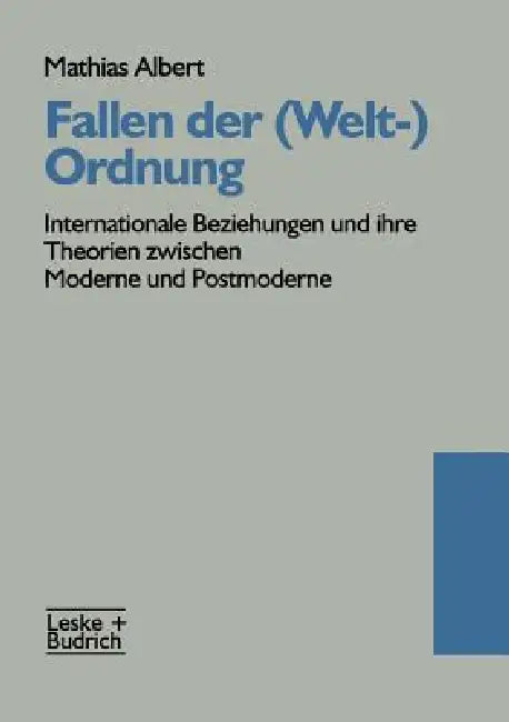 Buy Fallen Der (Welt-)Ordnung (English, Mathias Albert) — BookShops.in