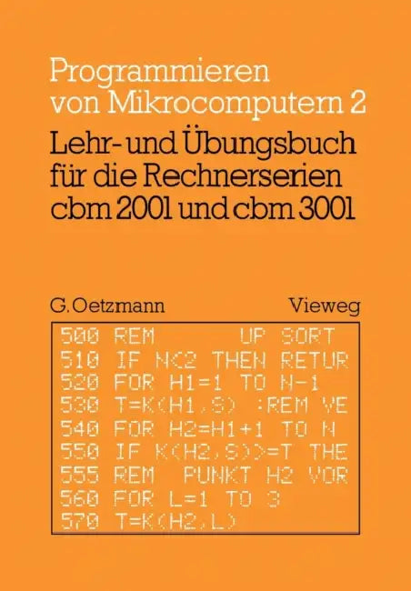 Buy Lehr- Und Übungsbuch Für Die Rechnerserien Cbm 2001 Und Cbm 3001 (English, Gerhard Oetzmann | Gerhard Oetzmann) — BookShops.in