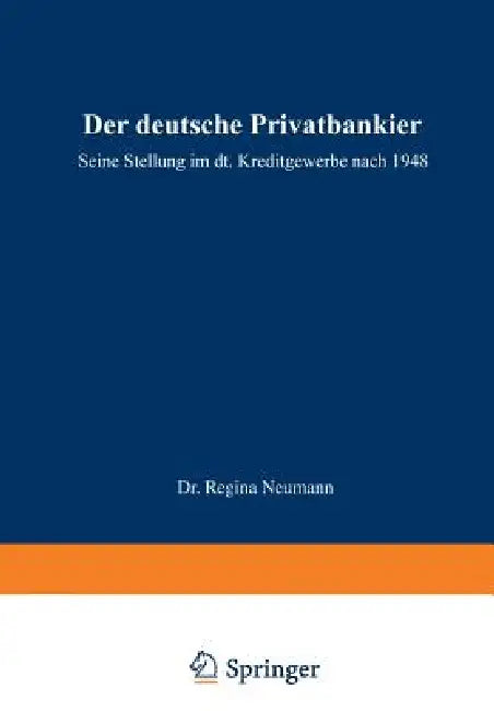 Buy Der Deutsche Privatbankier (English, Regina Neumann) — BookShops.in