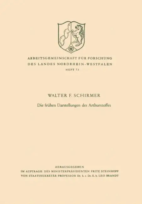 Buy Die Frühen Darstellungen Des Arthurstoffes (English, Walter F. Schirmer) — BookShops.in