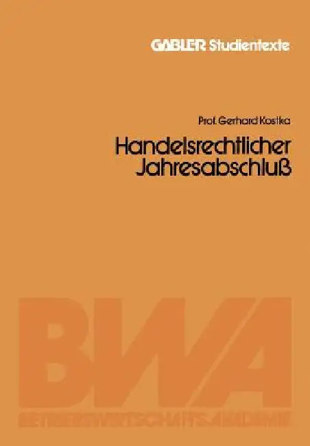 Buy Handelsrechtlicher Jahresabschluß (English, Gerhard Kostka) — BookShops.in