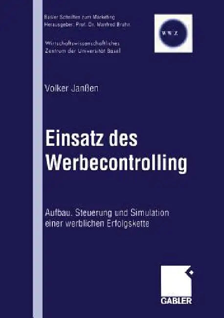 Buy Einsatz Des Werbecontrolling (English, Volker Janßen) — BookShops.in