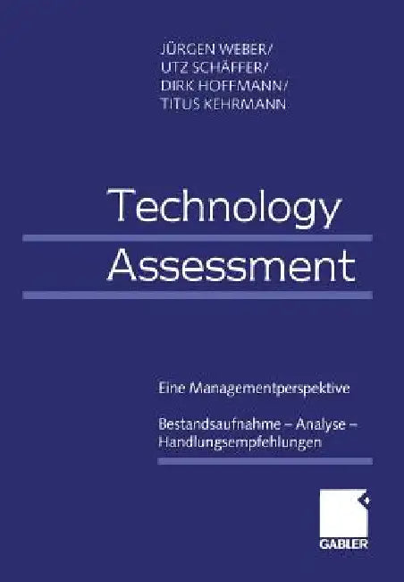Buy Technology Assessment (English, Jürgen Weber | Utz Schäffer | Dirk Hoffmann) — BookShops.in