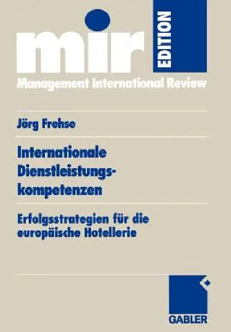Internationale Dienstleistungskompetenzen (English, Joerg Frehse)