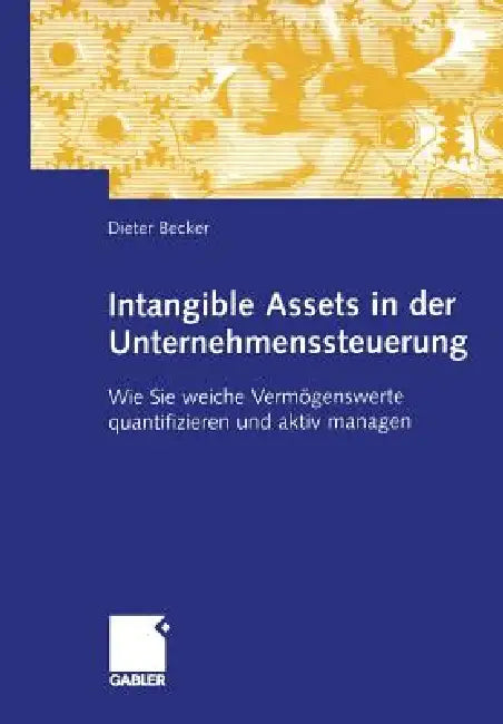 Intangible Assets in Der Unternehmenssteuerung (English, Dieter Becker)