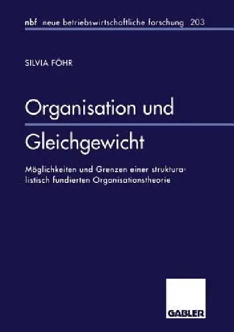 Buy Organisation Und Gleichgewicht (English, Silvia Föhr) — BookShops.in