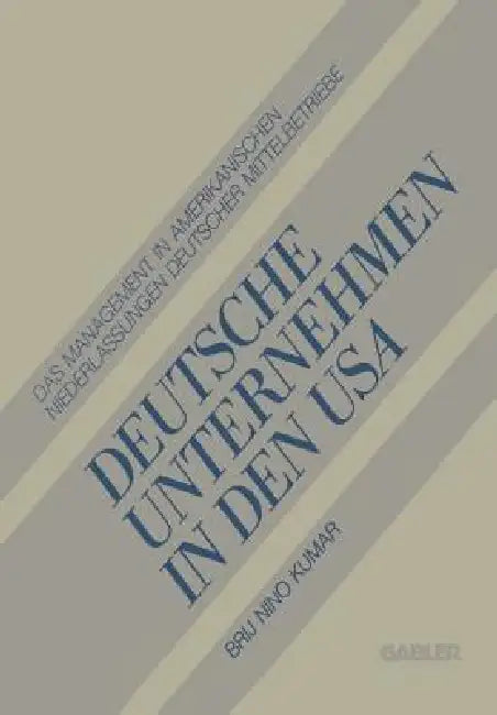 Buy Deutsche Unternehmen in Den USA (English, Brij Kumar) — BookShops.in
