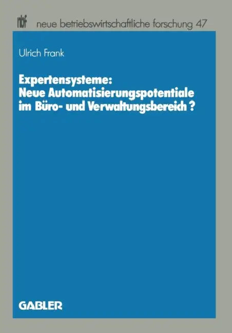 Buy Expertensysteme (English, Ulrich Frank) — BookShops.in