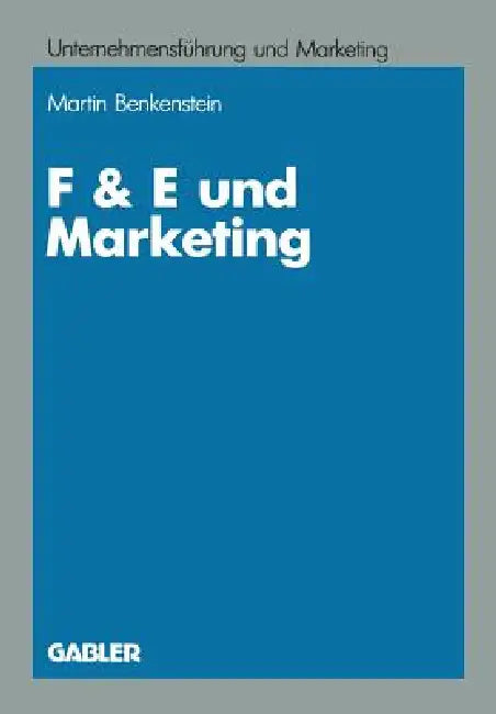 Buy F & E Und Marketing (English, Martin F. Bach) — BookShops.in
