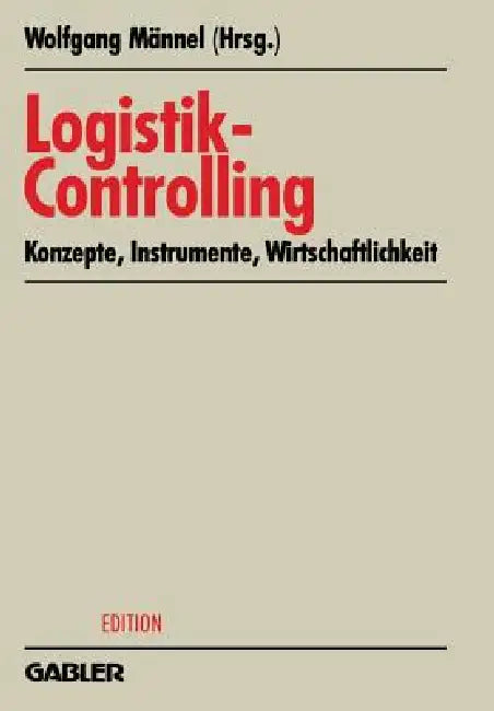 Logistik-Controlling (English, Wolfgang Männel)