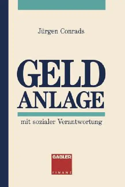 Buy Geld Anlage (English, Jürgen Conrads) — BookShops.in