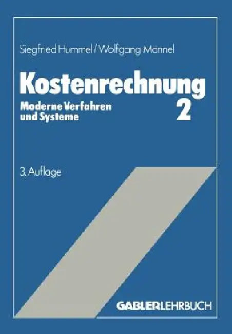 Buy Kostenrechnung 2 (English, Siegfried Hummel | Wolfgang Männel) — BookShops.in