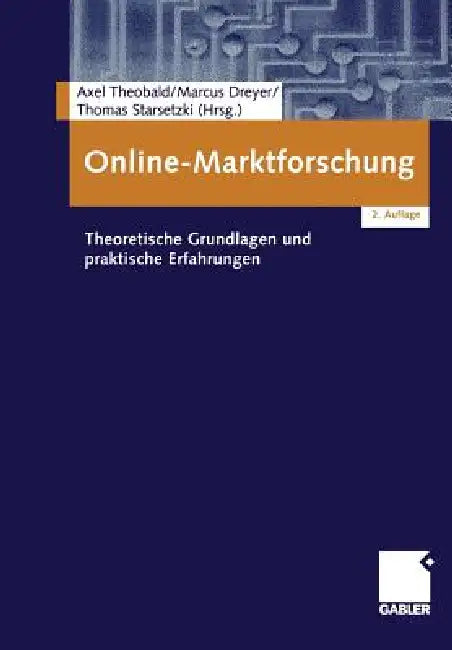Buy Online-Marktforschung (English, Axel Theobald | Marcus Dreyer | Thomas Starsetzki) — BookShops.in