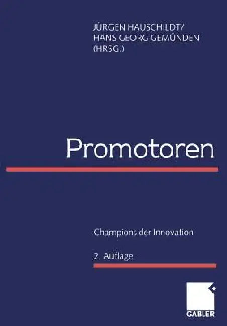 Buy Promotoren (English, Jürgen Hauschildt | Hans Georg Gemünden) — BookShops.in