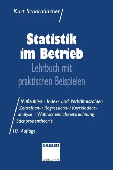 Statistik Im Betrieb (English, Kurt Scharnbacher)