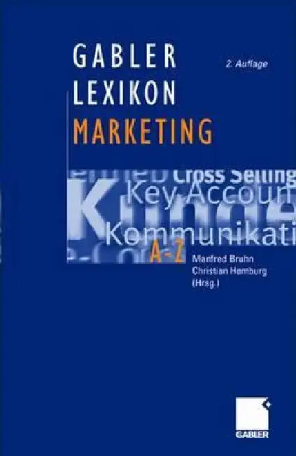 Buy Gabler Lexikon Marketing (English, Manfred Bruhn | Christian Homburg) — BookShops.in