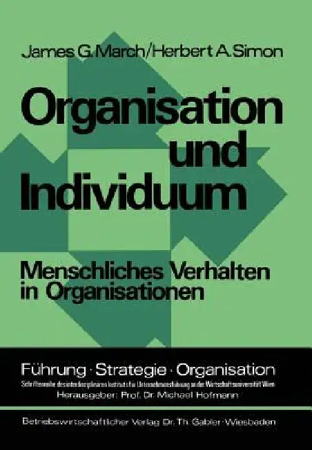 Buy Organisation Und Individuum (English, James G. March) — BookShops.in