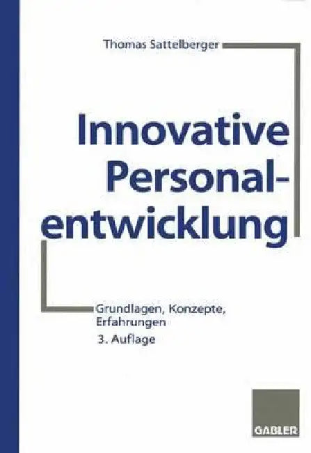 Buy Innovative Personalentwicklung (English, Thomas Sattelberger) — BookShops.in