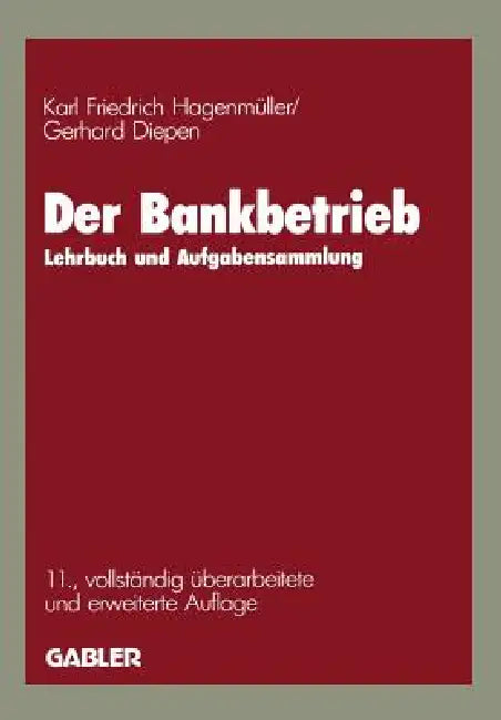 Buy Der Bankbetrieb (English, Karl Friedrich Hagenmüller | Gerhard Diepen) — BookShops.in