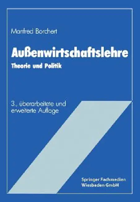 Buy Außenwirtschaftslehre (English, Manfred Borchert) — BookShops.in