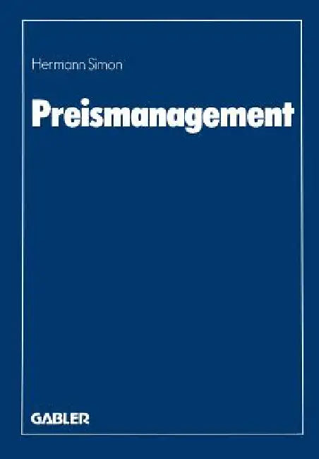 Buy Preismanagement (English, Hermann Simon) — BookShops.in