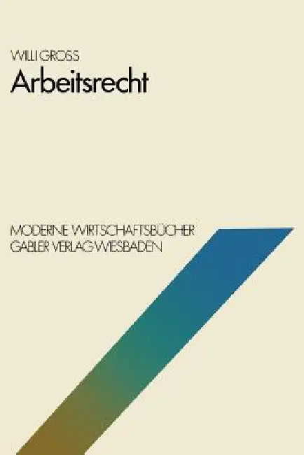 Arbeitsrecht (English, Willi Groß)