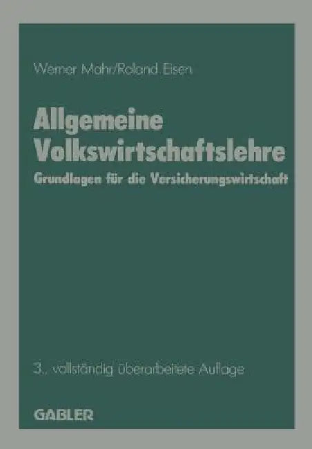 Buy Allgemeine Volkswirtschaftslehre (English, Werner Mahr) — BookShops.in
