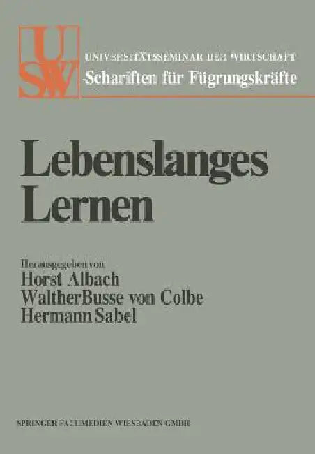 Buy Lebenslanges Lernen (English, Horst Albach) — BookShops.in
