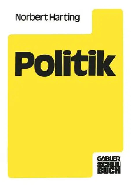 Buy Politik (English, Norbert Harting) — BookShops.in