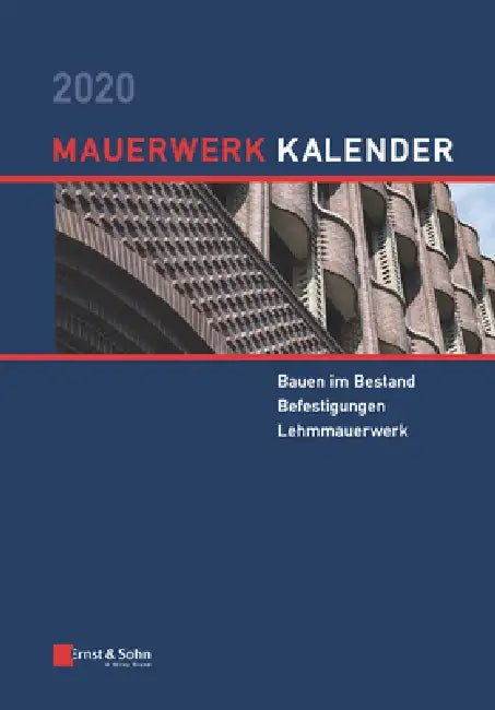 Buy Mauerwerk-Kalender 2020 (English, Wolfram Jäger) — BookShops.in