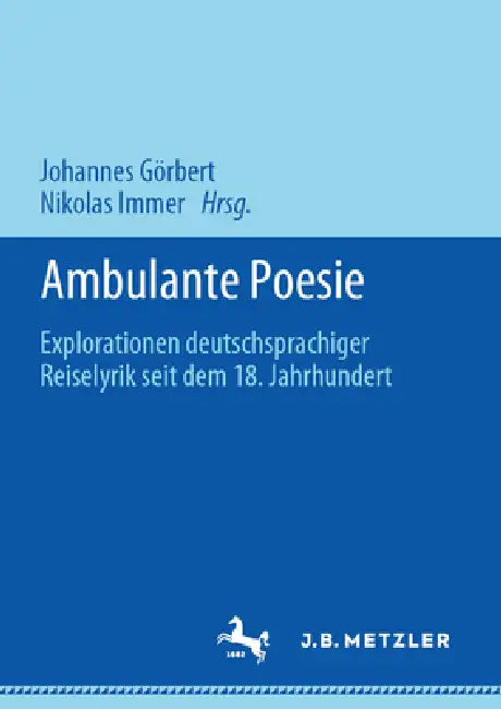 Buy Ambulante Poesie (English, Johannes Görbert | Nikolas Immer) — BookShops.in