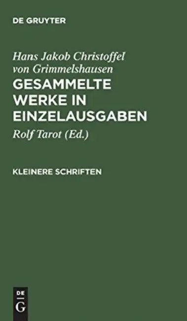 Buy Gesammelte Werke in Einzelausgaben, Kleinere Schriften (English, Rolf Tarot) — BookShops.in