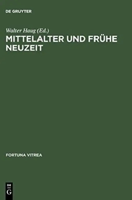 Buy Mittelalter und frühe Neuzeit (English, Walter Haug) — BookShops.in