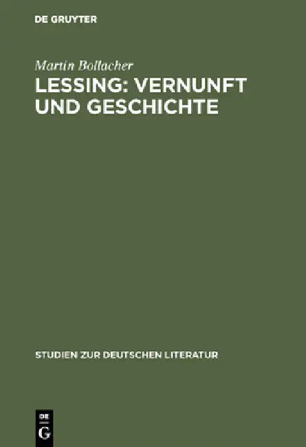 Buy Lessing (English, Martin Bollacher) — BookShops.in