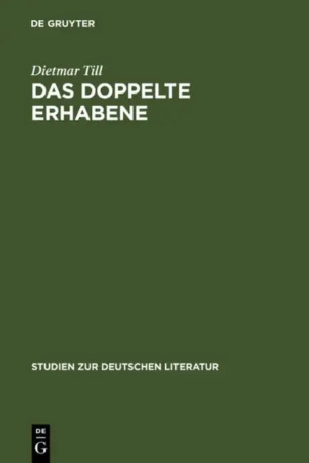 Buy Das doppelte Erhabene (English, Dietmar Till) — BookShops.in
