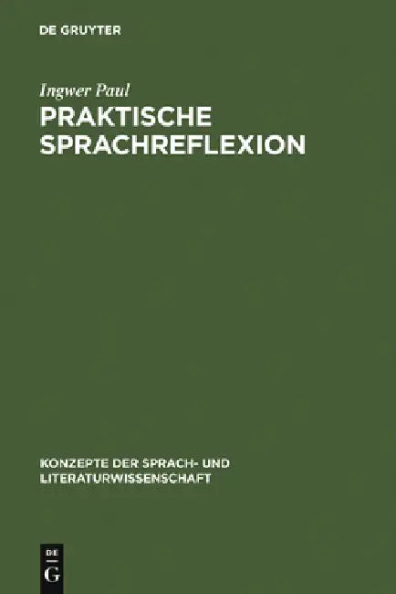 Buy Praktische Sprachreflexion (English, Ingwer Paul) — BookShops.in