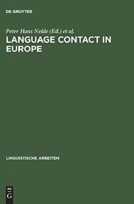 Buy Language Contact in Europe (English, Peter Hans Nelde | Per Sture Ureland | International Congress of Linguists) — BookShops.in