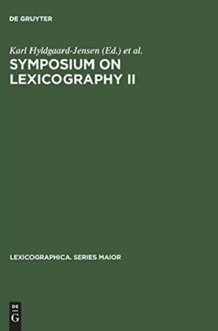 Buy Symposium on Lexicography II (English, Karl Hyldgaard-Jensen | Arne Zettersten | Symposium on Lexicography) — BookShops.in