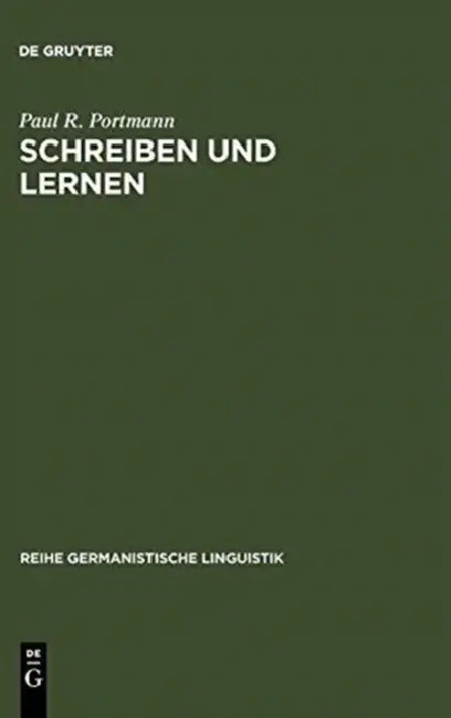 Buy Schreiben und Lernen (English, Paul R. Portmann) — BookShops.in