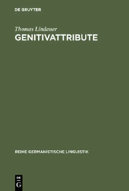 Buy Genitivattribute (English, Thomas Lindauer) — BookShops.in