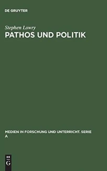 Buy Pathos und Politik (English, Stephen Lowry) — BookShops.in