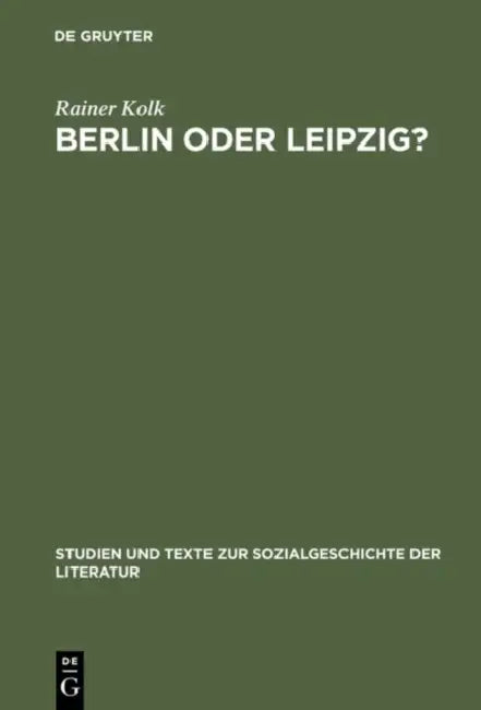 Buy Berlin Oder Leipzig? (English, Rainer Kolk) — BookShops.in